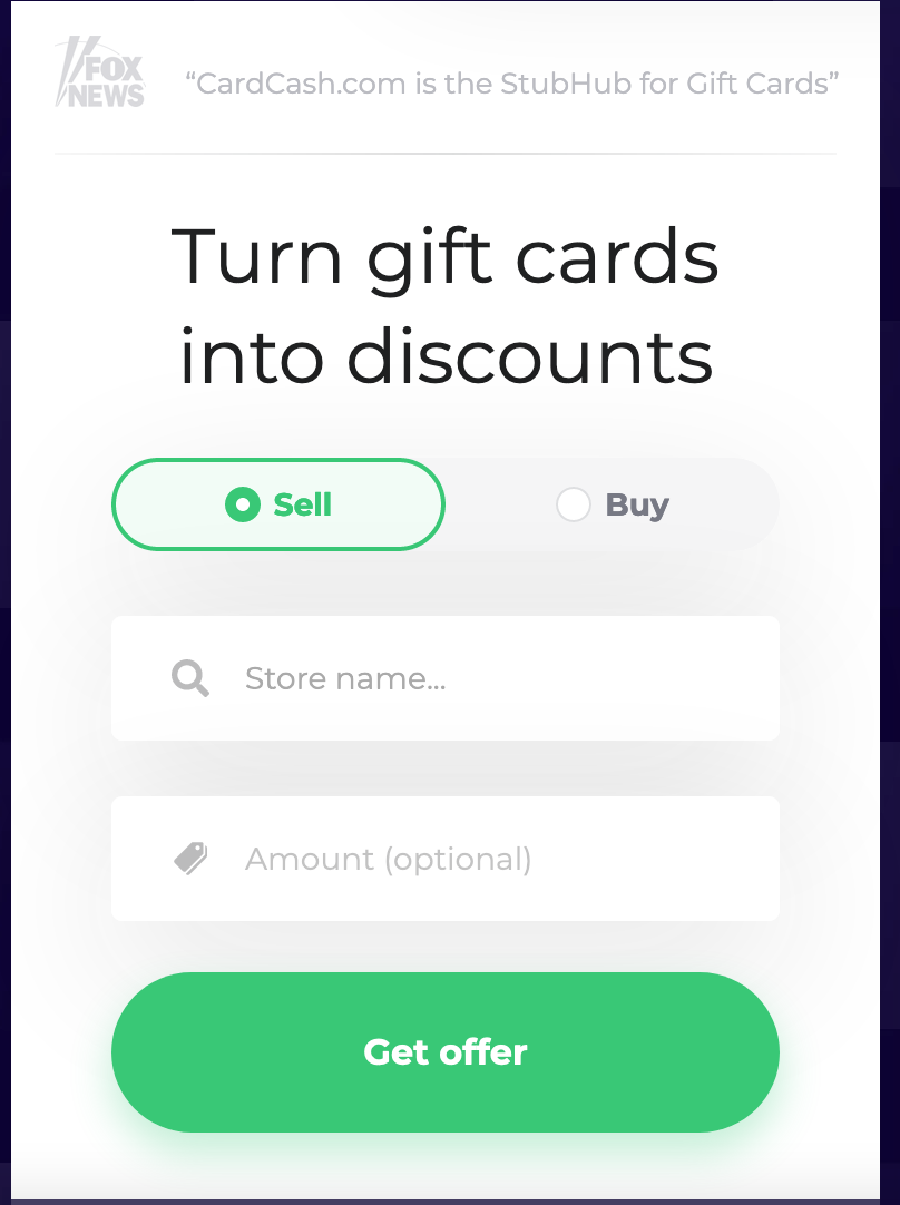 turn gift cards into discounts