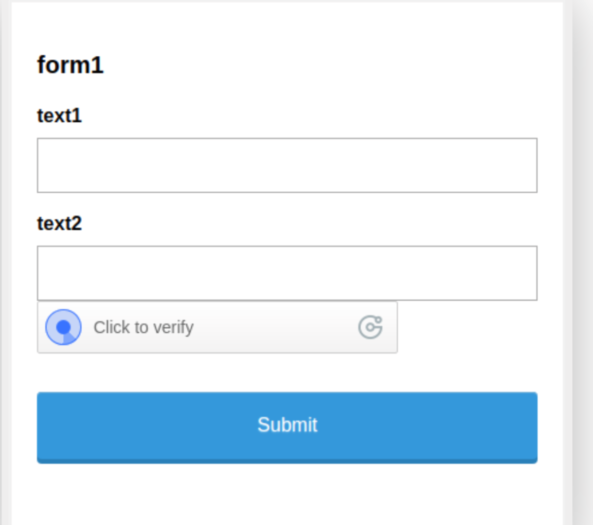 plug in one click captcha