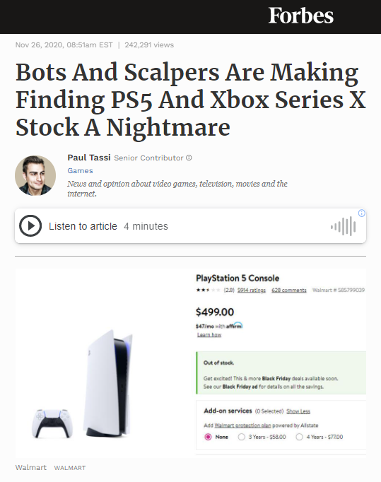 ps5 scalping