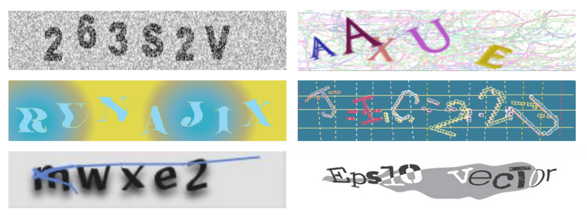 textbasierte captchas